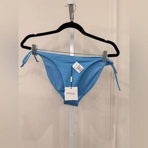 Peixoto Blue String Bikini Bottom